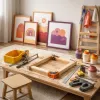 DIY cadre sur-mesure pour chambre d'enfant : une galerie qui grandit avec lui
