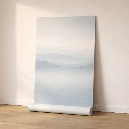 Papier peint panoramique au salon : quel mur choisir pour ne pas étouffer la pièce