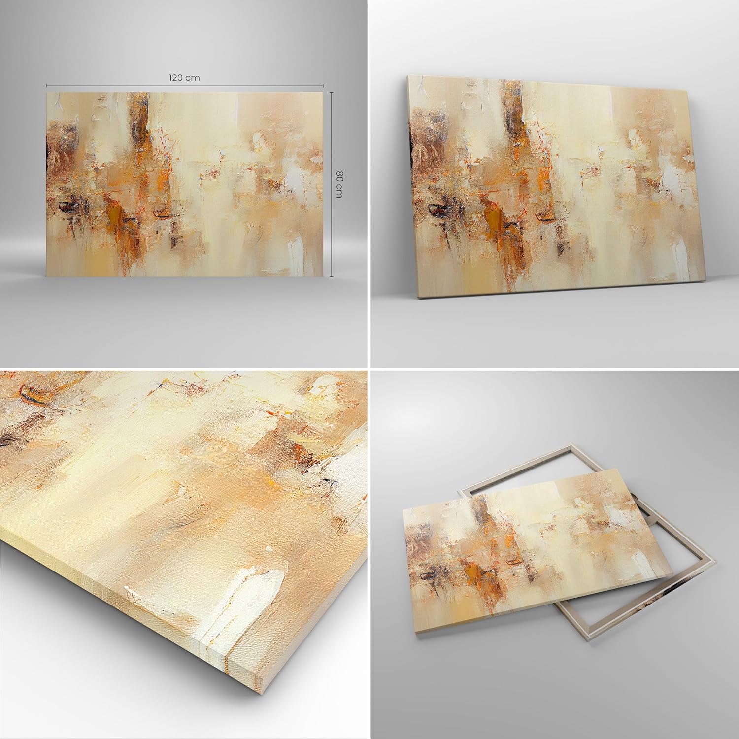 Deco Cadre Décoration Salon Abstraction Morceau Minimalisme Moderne Impression sur Toile 120x80cm Image Tableau Decoration Murale Chambre Horizontal Art Wall Tableaux Decoratifs Muraux AA120x80-5811 120L x 80l cm