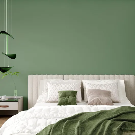 Papier Peint Vert Sauge Épaissir Papier Peint Adhesif Decoratif Salon 81 cm × 300 cm Adhesif pour Meuble Chambre Armoire Stickers Muraux Salle de Bain Papiers Peints Cuisine Lavable Mural 81 x 300 cm