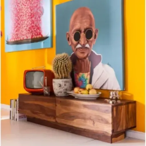 Test Kare Design Tableau Touched Flower Boat : un gros tableau fleuri qui met vraiment de la couleur dans le salon