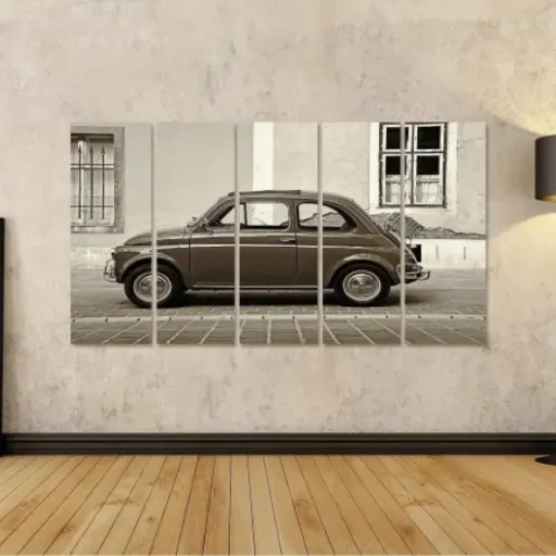 Test Islandburner Tableau Voiture culte italienne : un grand tableau vintage qui fait le job sans chichi