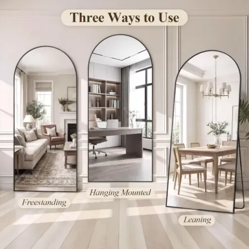 Test Miroir Vortisys 180x75 : le grand miroir arche qui fait le job sans se ruiner