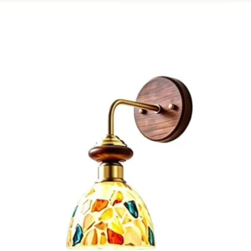 Test Applique Murale En Verre Coloré DHGIE : une petite lampe rétro qui mise tout sur l'ambiance