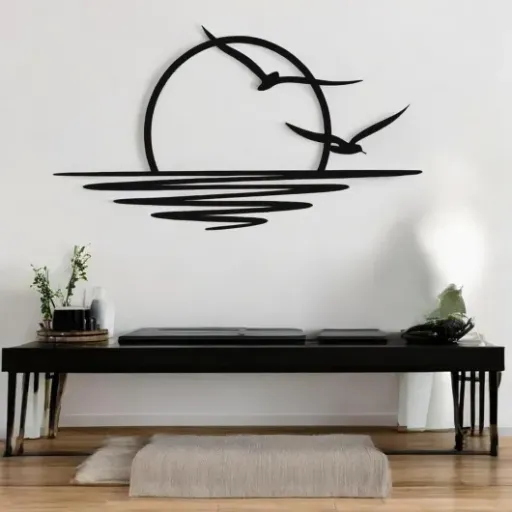 Test Tubibu Art mural en métal (74 x 41 cm) : une déco nature en acier qui en impose au mur