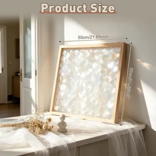 Test URCheers déco murale coquillages Capiz : joli tableau marin mais pas donné