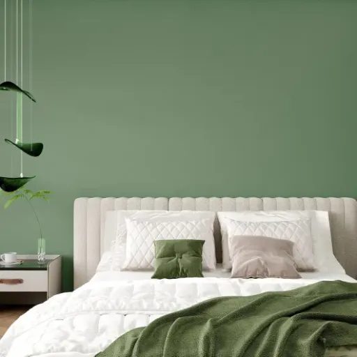 Test VEELIKE Papier Peint Vert Sauge : le rouleau pas cher qui relooke vite fait bien fait