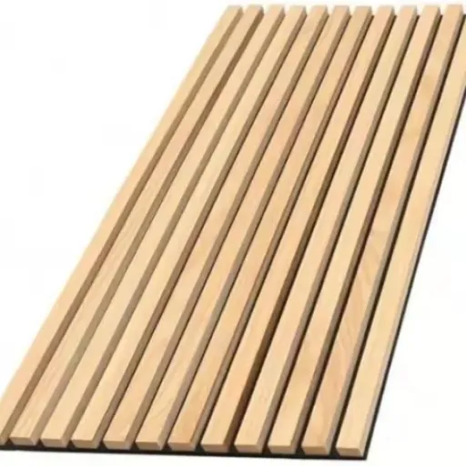 Test Lot de 2 Panneaux Acoustiques SILAMP 240x60 Chêne Blanc : joli rendu mais matière trompeuse