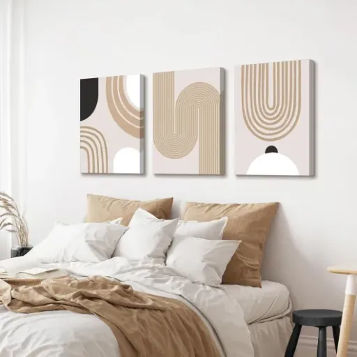 Test HALFLEMART 3 cadres boho 50x70 : des toiles qui font le job sans ruiner le salon