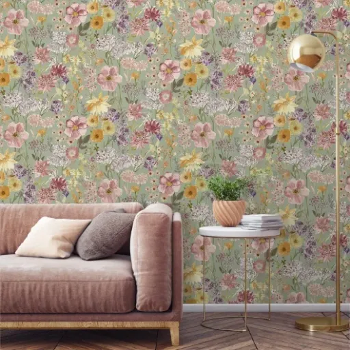 Test papier peint floral sauvage YöL : joli motif, mais pas le plus simple à poser