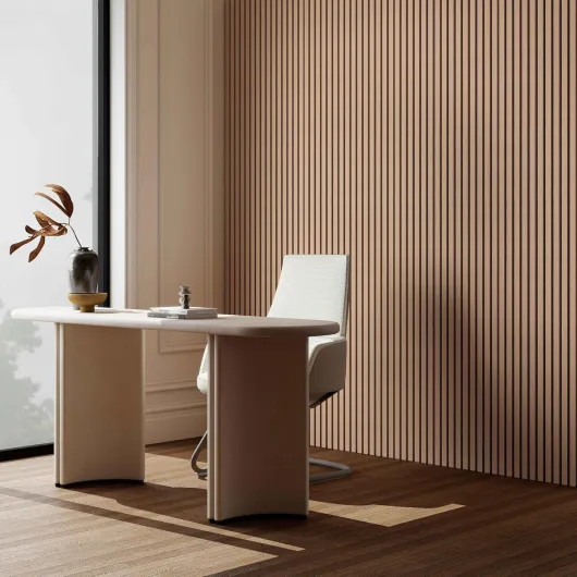 AICA Lot de 3 Panneaux Muraux Décoratifs Acoustiques Bois MDF 240x60cm Chêne foncé AntiBruit, Facile à Poser 3er Set：240 x 60 Chêne foncé