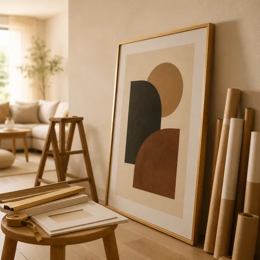 Choisir un poster d'art pour un grand mur : où acheter, comment encadrer, quoi éviter