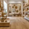 Comment la déco J-Line structure un intérieur élégant de la boutique en ligne au mur
