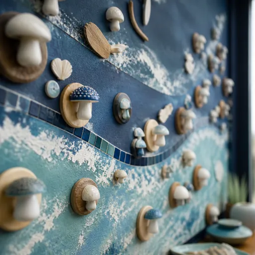 Lampes champignon : comment ces luminaires sculptent une décoration murale thématique